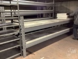 PALLET RACKING WITH WOOD SHELFS