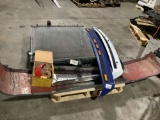 RADIATOR, BUMPER LIGHTED SUN VISORS, HEADLIGHT RINGS