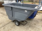 2 JANITORIAL CLEAN UP CARTS