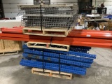 5’...... PALLET RACKING WITH WIRE SHELFS