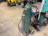 CUTTING TORTCH WITH TANKS AND CART