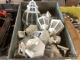 CRATE OF OUTSIDE LIGHTS
