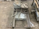 3 POWER BOXES ON A STEEL STAND