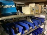 SHELF WITH, AIR BAGS, SENSORS, BRASS FITTINGS, RADIATOR, PIT COCKS,