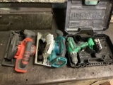 BLACK &DECKER CIRCULAR SAW, MAKITA CIRCULAR SAW, HITACHI DRILL WITH