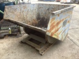 USED WRIGHT STANDARD DUTY 3 CY CAPACITY DUMPING HOPPER