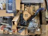 INTAKE BOOTS, A BOX OF CAT PARTS, FILTERS, BEARINGS, GASKETS,