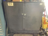BOLT BIN WITH DOORS AND CONTENTS