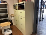 SIX FILING CABINETS, TRAY ORGANIZERS