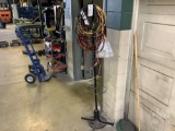 COAT RACK WITH EXTENSION CORDS