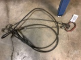 2 CABLES, 1 WITH RIGGING RING