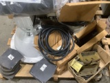 BRACKETS, COMPRESSOR DELAY BOXES, HENDRICKSON RUBBER ABSORBERS, SPOT LIGHT, HANGING