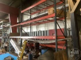 2 TIERS OF PALLET RACKING, NO CONTENTS
