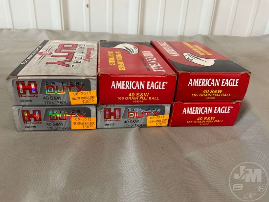 APPROXIMATELY 300 ROUNDS OF .40 SMITH & WESSON WILL NOT