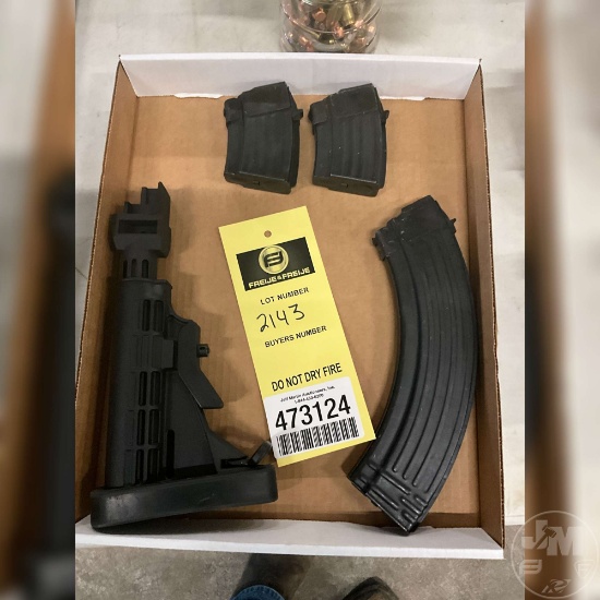 FLAT WITH 2 10 ROUND AK MAGS 1 30 ROUND