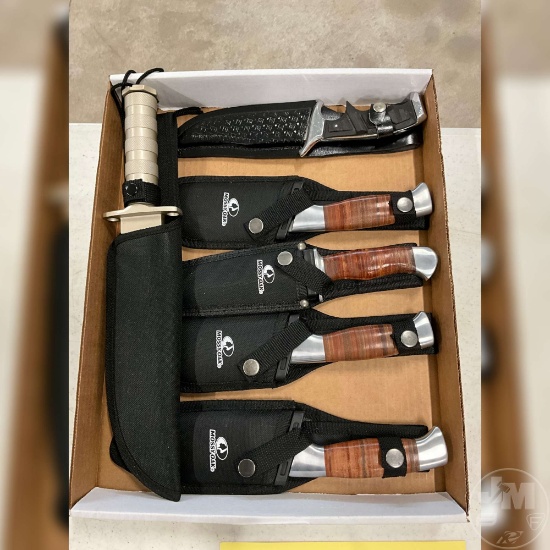 FLAT OF 6 KNIVES MOSSYOAK