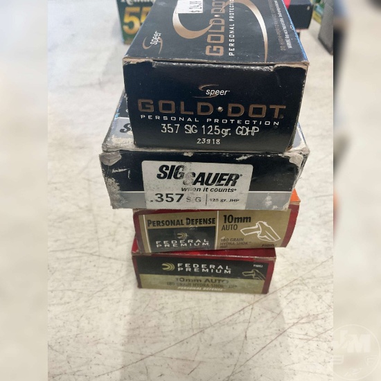 40 ROUNDS OF 357 AND 40 ROUNDS 10MM