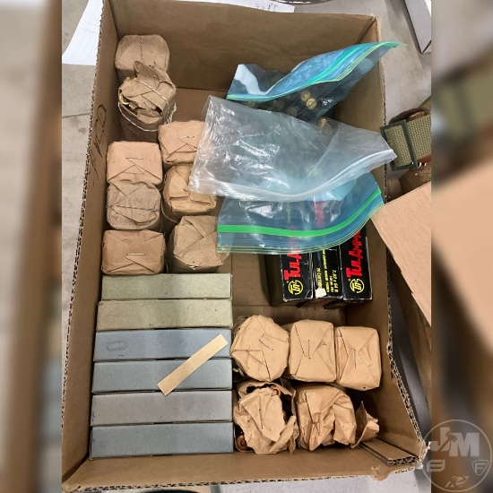 APROX 400 ROUNDS OF 7.62/54 2 SOVIET GUN BOOKS ,GUN