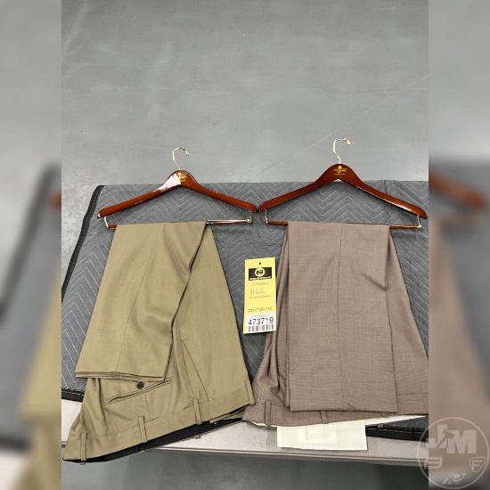 TWO PAIR OF DRESS SLACKS SIZE 40&42