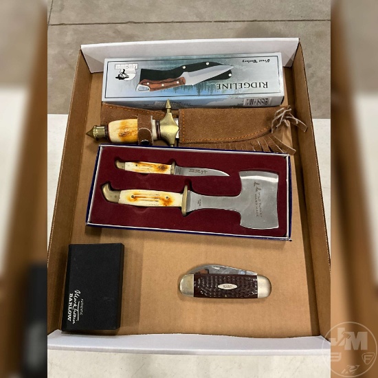 FLAT OF 4 KNIVES CASE,BARLOW,RIDGELINE