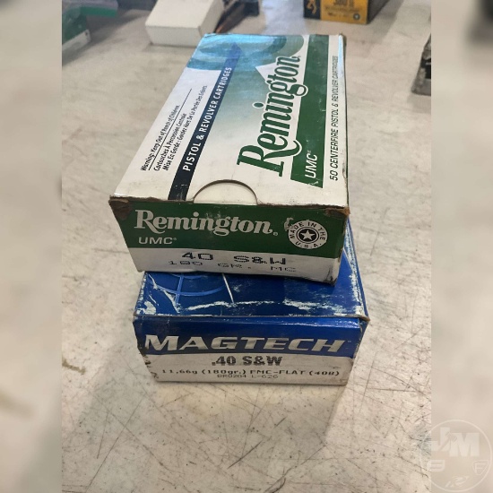 100 ROUNDS 40 S&W
