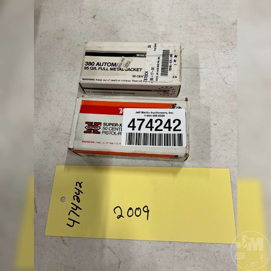 100 ROUNDS 380 AUTO