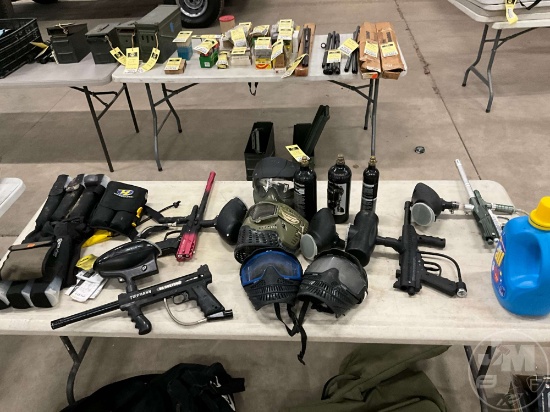 FULL PAINTBALL SET UP 4 GUNS, 1TIPPMAN 98 CUSTOM, 2