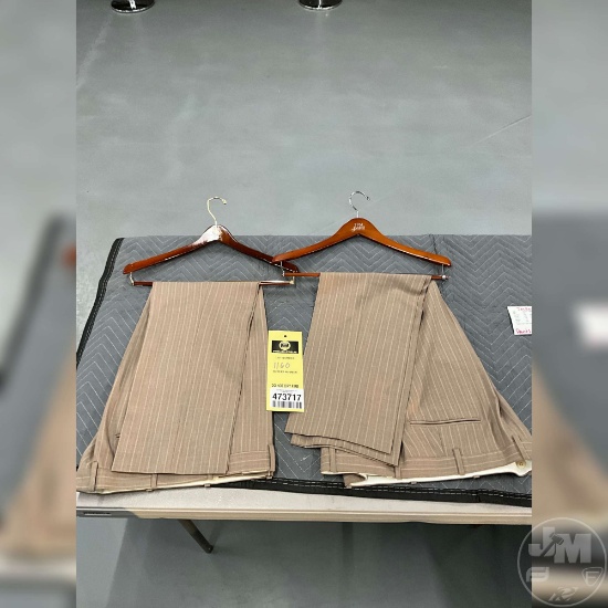 TWO PAIR OF DRESS SLACKS SIZE 40&42