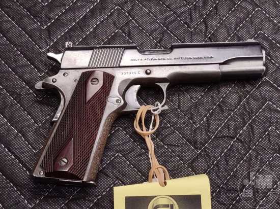 1966 COLT MANUFACTURING MODEL 1911 MILITARY .22 LONG RIFLE SN: 308326