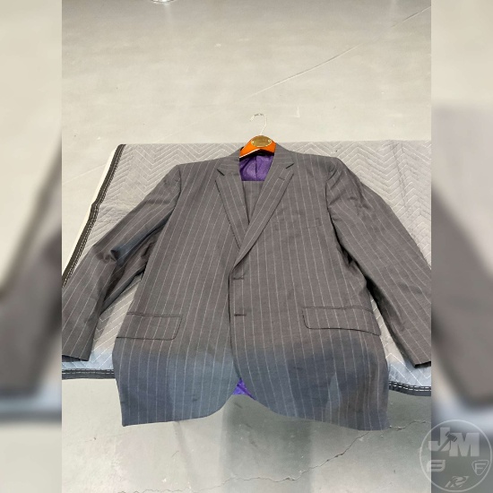 CUSTOM TAILORED SUIT BY TOM JAMES HOLLAND & SHERRY BLUE/PURPLE