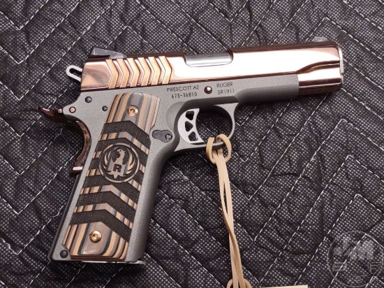 2019 RUGER MODEL SR1911 LIGHTWEIGHT COMMANDER 9MM SN: 673-36810