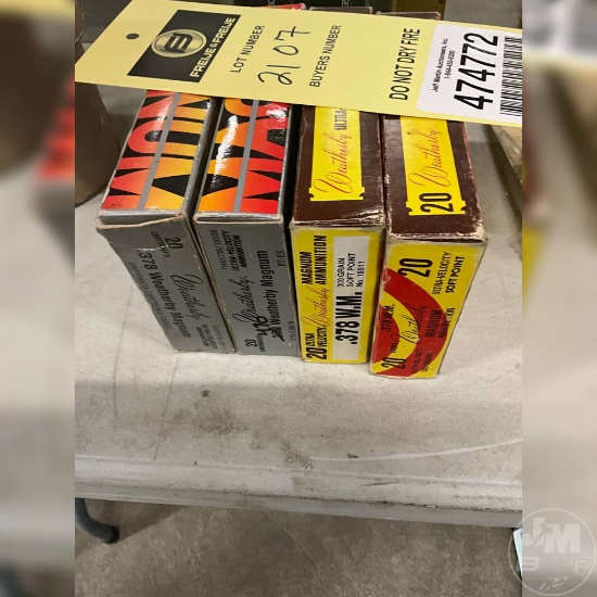 APROX 200 ROUNDS 378 WEATHERBY MAG