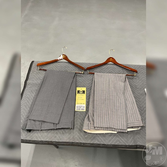 TWO PAIR OF DRESS SLACKS SIZE 40&42