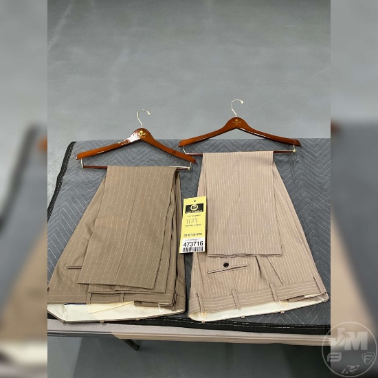 TWO PAIR OF DRESS SLACKS SIZE 40&42