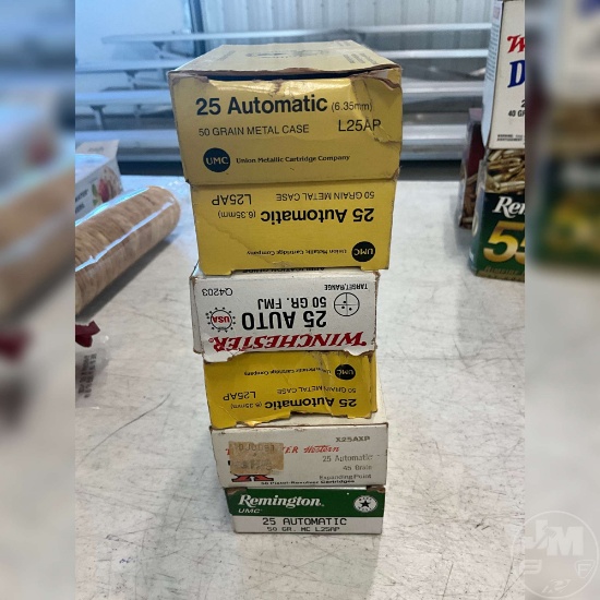280 ROUNDS OF 25 AUTO