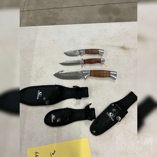 FLAT OF 3 KNIVES MOSSYOAK