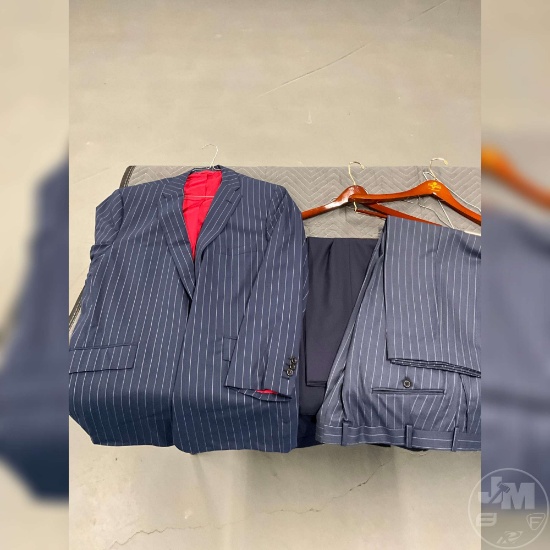 CUSTOM TAILORED SUIT TOM JAMES HOLLAND & SHERRY BLUE/GREY