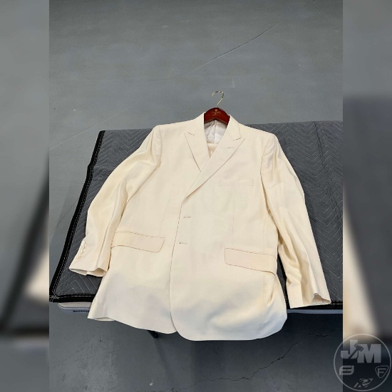 CUSTOM TAILORED SUIT TOM JAMES HOLLAND SHERRY OFF WHITE