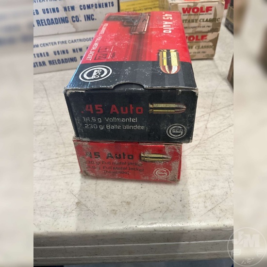100 ROUNDS 45 AUTO
