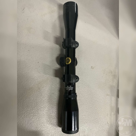 2 BUSHNELL SCOPES WITH MOUNTING RINGS