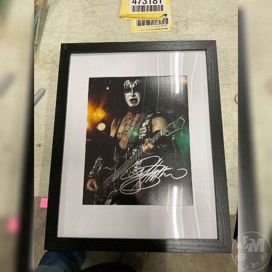 SIGNED GENE SIMMONS PHOTO