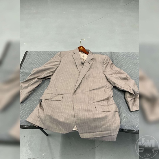 CUSTOM TAILORED SUIT TOM JAMES HOLLAND & SHERRY GREY/BROWN