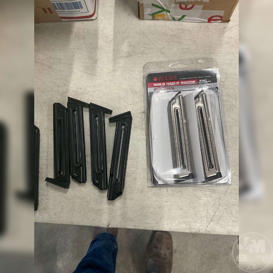 (7) 10 ROUND 22 MAGAZINES 5 BROWNING 2 RUGER
