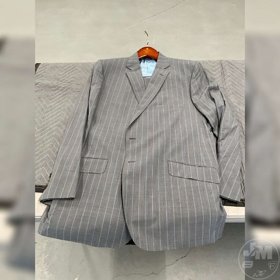 CUSTOM TAILORED SUIT TOM JAMES HOLLAND & SHERRY GREY/ BLUE
