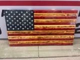 HANDMADE WOOD AMERICAN FLAG TO BENEFIT K9’......S FOR WARRIORS. YOUR