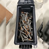AMMO BOX WITH APROX 250 ROUNDS STEEL CASE 308