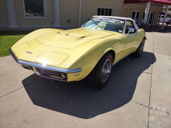 1968 CHEVROLET CORVETTE VIN: 194678S403871 CONVERTIBLE