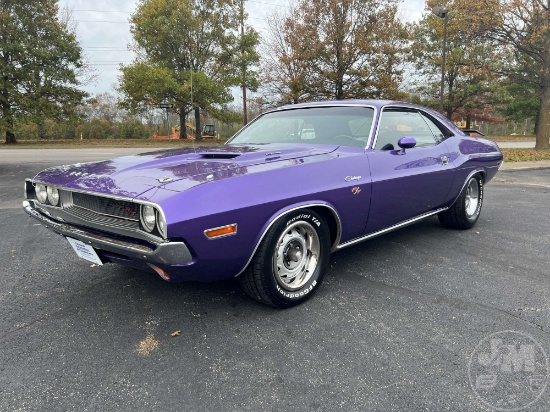 1970 DODGE CHALLENGER R/T VIN: JS23N0B300645 COUPE