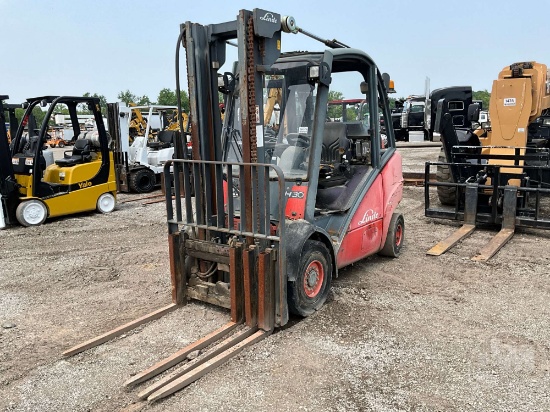 LINDE H30 CUSHION TIRE FORKLIFT SN: H2X393U00955