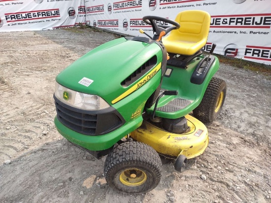 2007 JOHN DEERE LA 110 RIDING MOWER SN: GX0110A057775